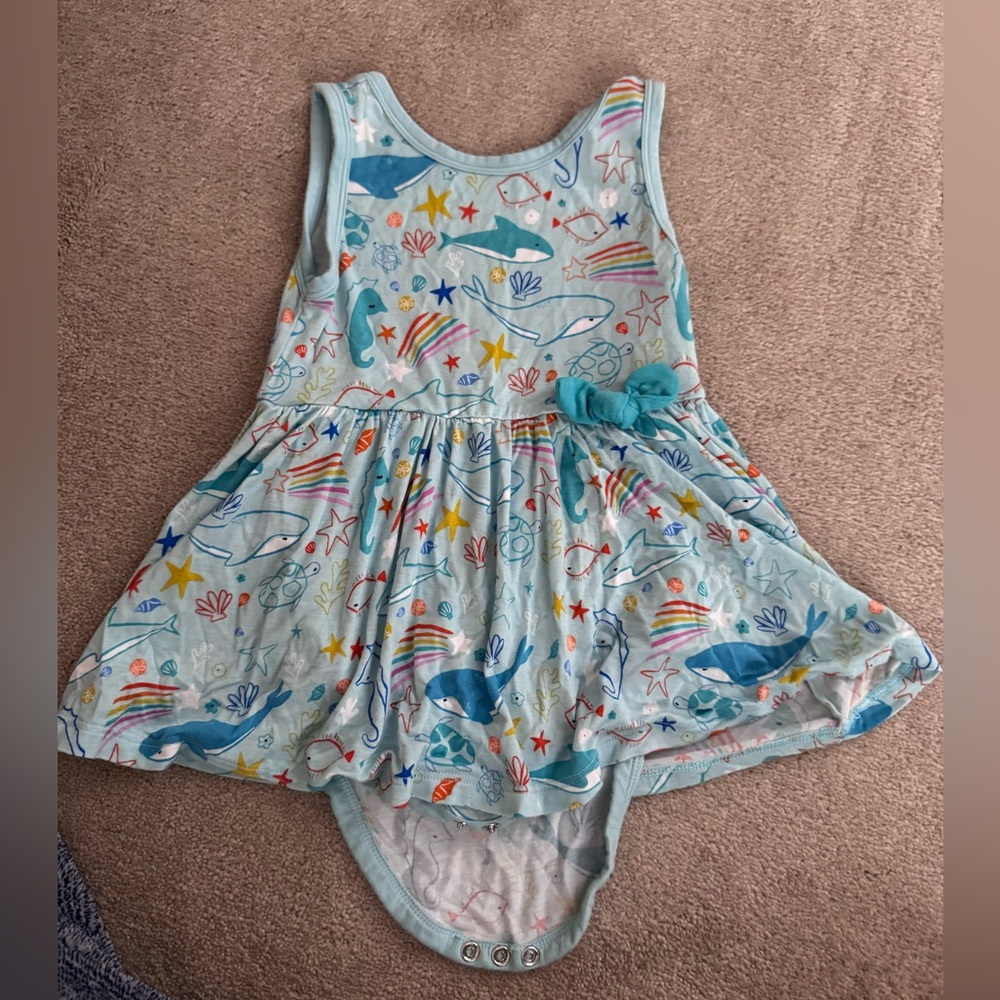 Little Sleepies Dress with Bodysuit